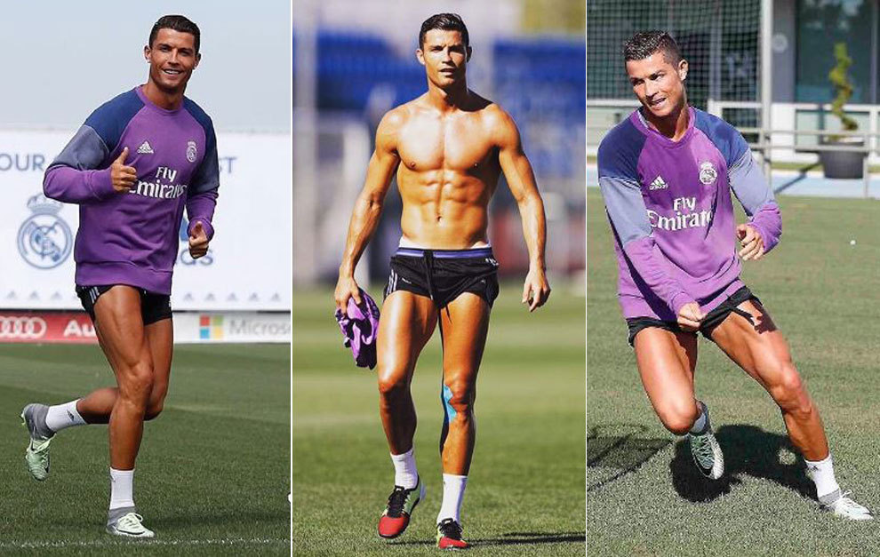 Ronaldo đang phục hồi nhanh chóng nhờ.. mặc áo dài tay