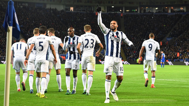 West Brom hạ Leicester City ngay trên sân khách. Ảnh: Internet.