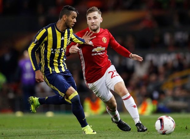 Liverpool đang dành sự quan tâm rất lớn với Luke Shaw. Ảnh: Internet.