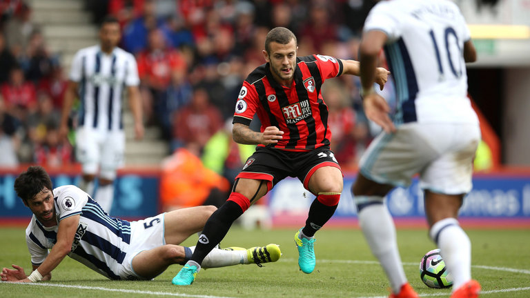 Wilshere trong màu áo Bournemouth. Ảnh: Internet.