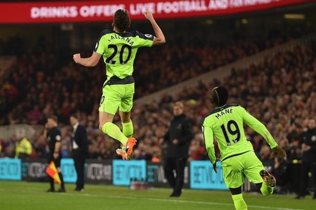 Lallana tỏa sáng trong chiến thắng vừa qua