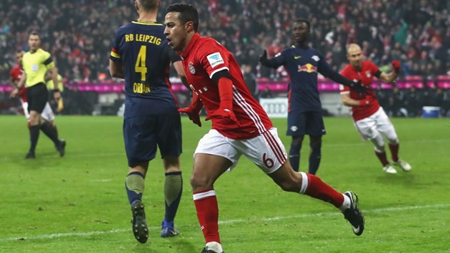 Bayern có bàn thắng sớm của Thiago