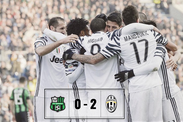 Higuain có chiến thắng trước Sassuolo