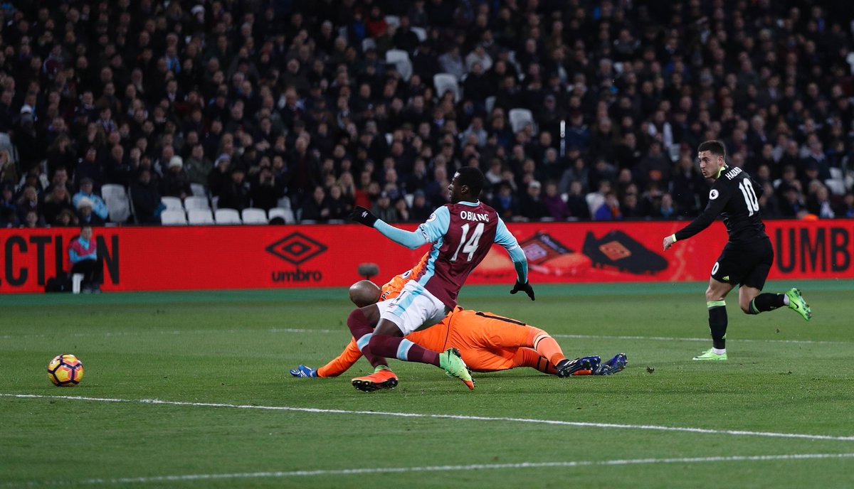 Chelsea giành chiến thắng trước West Ham đêm qua