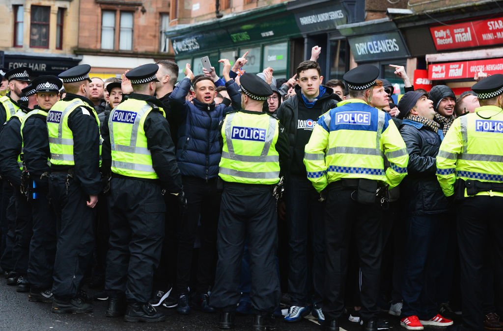 Dù khoảng cách với Celtic trên BXH vẫn là quá lớn, nhưng CĐV Rangers vẫn hết sức cuồng nhiệt trước trận derby