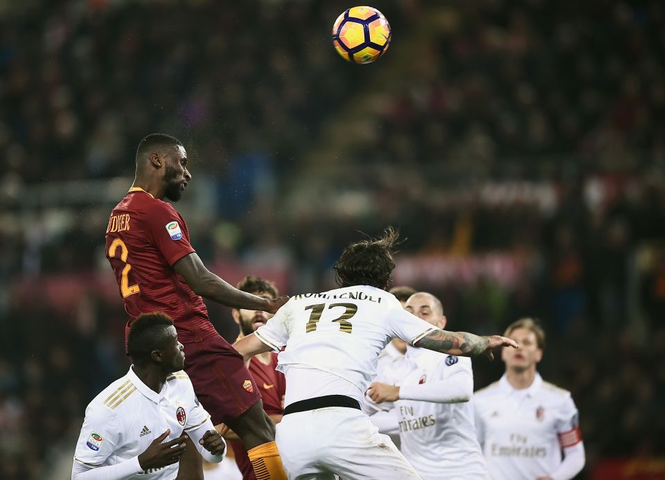Antonio Rudiger chơi hay trong màu áo Roma