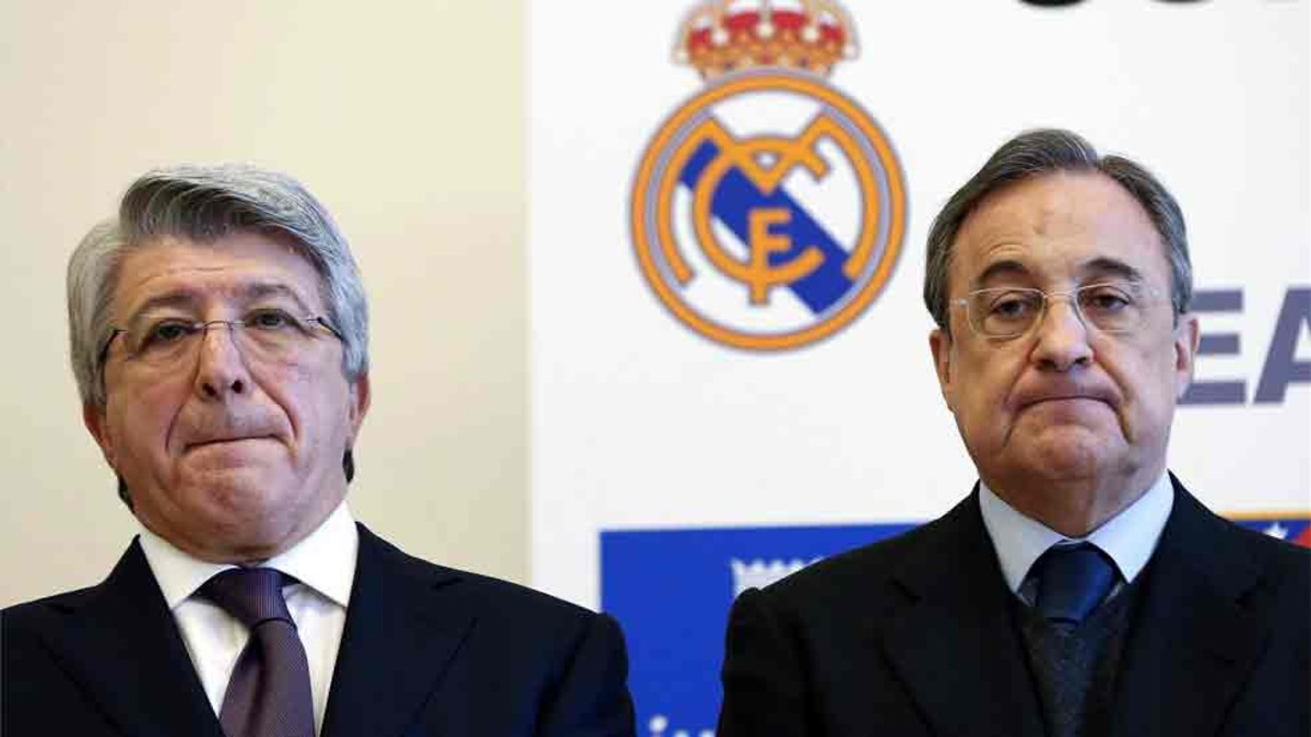 Perez và người đồng cấp của Atletico Madrid, Enrique Cerezo Torres