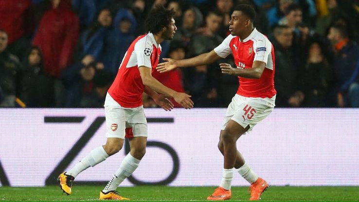 Arsenal chỉ có hai cầu thủ châu Phi là Mohamed Elneny và Alex Iwobi trong đội hình chính.
