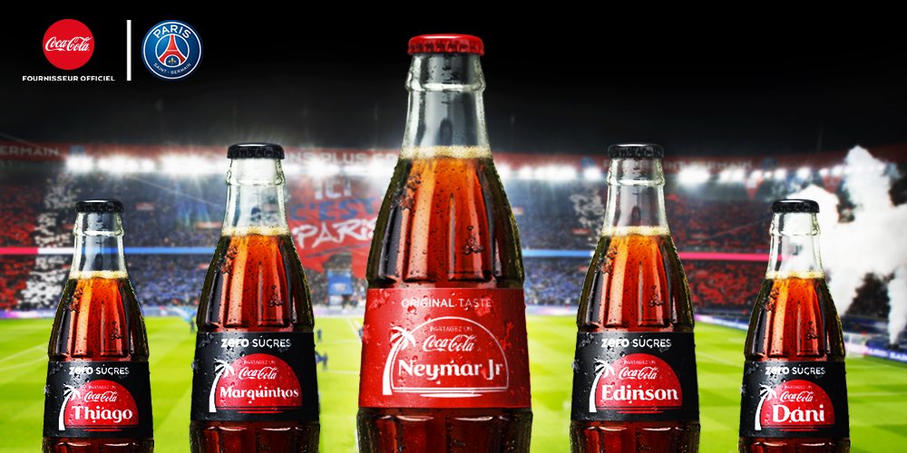 Coca Cola ngay lập tức đưa ra chiến dịch thương mại với Neymar.