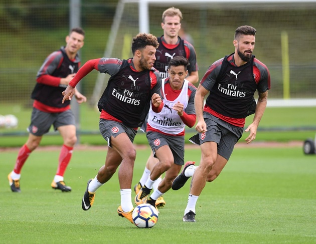 Arsenal đã có buổi tập quan trọng trước thềm trận đấu với Liverpool
