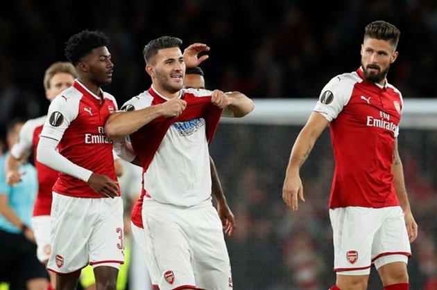 Arsenal đã cho nghỉ nhiều trụ cột trong trận gặp Cologne vừa qua tại Europa League.