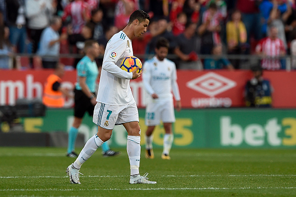 CR7 hoàn toàn bất lực trước hàng phòng ngự tổ chức kín kẽ của Girona.