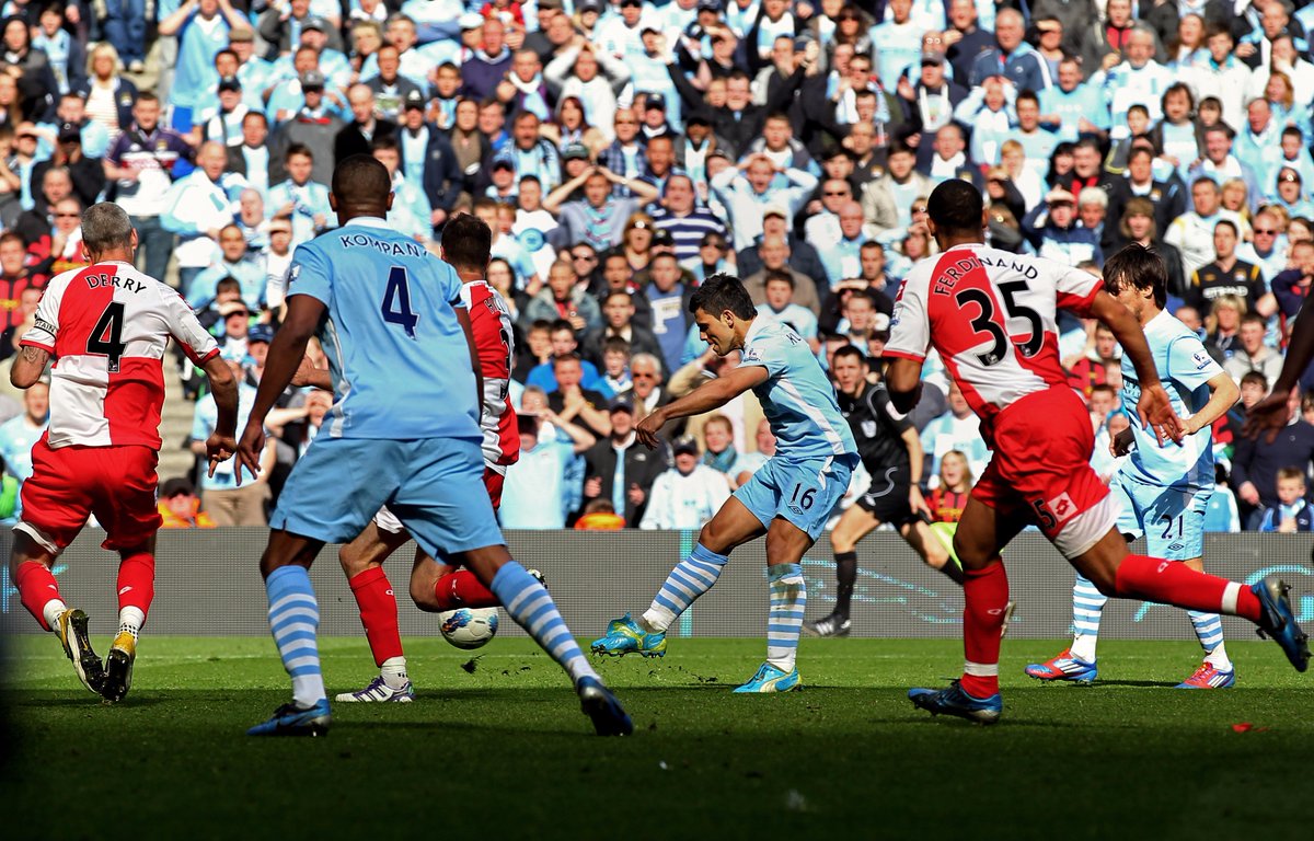 Bàn thắng quan trọng nhất mà Aguero ghi được cho Man City là pha lập công vào lưới QPR ở phút bù giờ trận cuối cùng Ngoại hạng Anh mùa 2011/12. Nó giúp Man City giành chiến thắng 3-2 trước QPR, qua đó lên ngôi vô địch mùa giải đó một cách đầy kịch tính, bằng điểm đội đứng thứ 2 là M.U nhưng hơn hiệu số bàn thắng bại.
