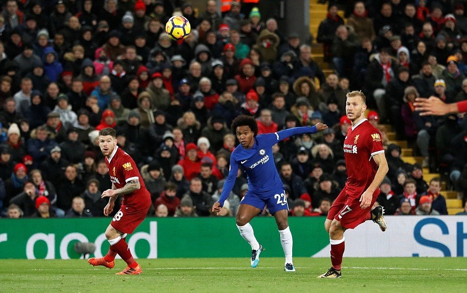 Willian đã khẳng định bàn thắng mà anh ghi được vào lưới Liverpool hoàn toàn không hề có sự may mắn.