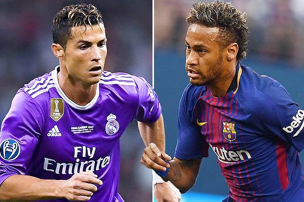 Neymar không muốn lép vế trước Ronaldo.