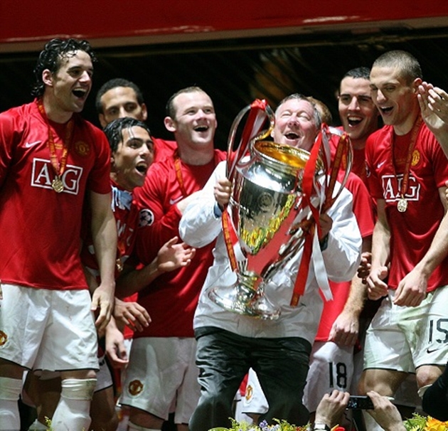 Một cột mốc vĩ đại khác, Sir Alex vô địch Champions League mùa giải 2007/2008 sau khi đánh bại Chelsea trên chấm 11m ở trận chung kết.