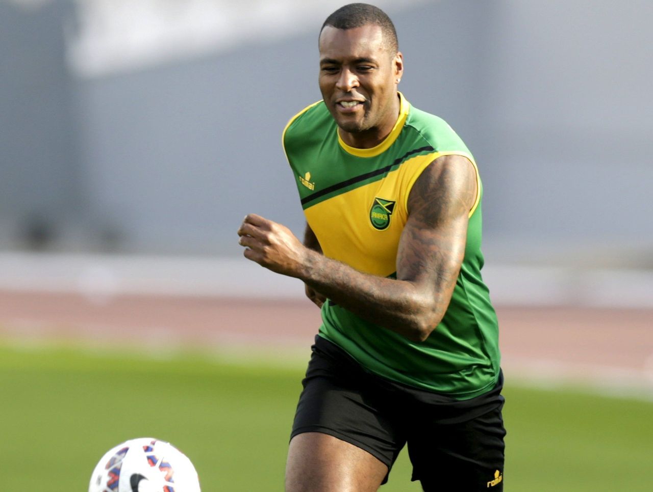 Wes Morgan có cơ hội làm nên lịch sử cùng ĐTQG Jamaica. Ảnh: Internet.