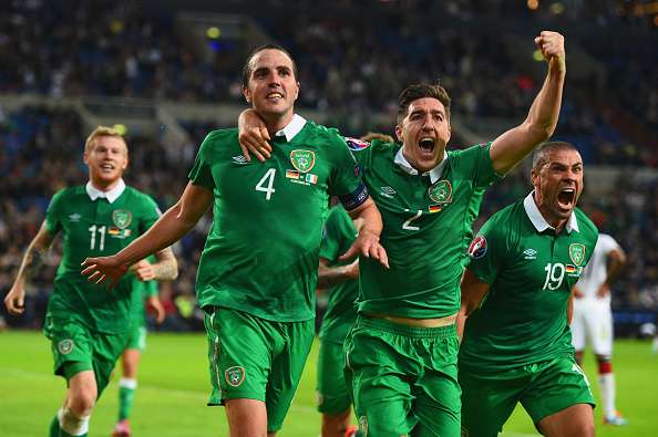 Ireland có rất nhiều kỉ niệm đáng nhớ với EURO. Ảnh: Internet.