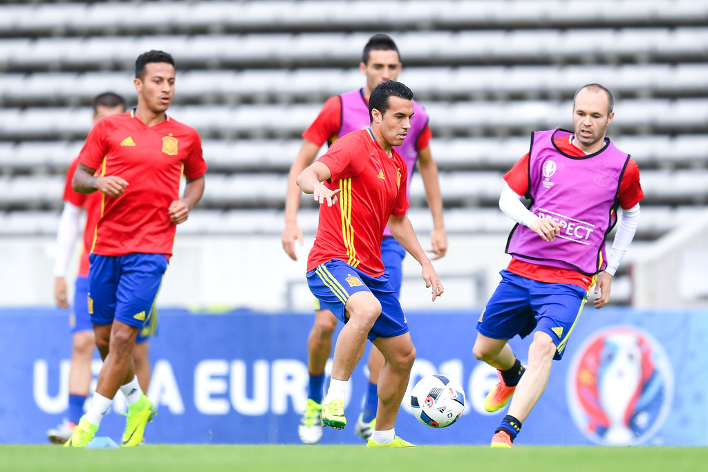 Tây Ban Nha đã có 2 trận thắng và đang dẫn đầu bảng D. Ảnh: Internet.