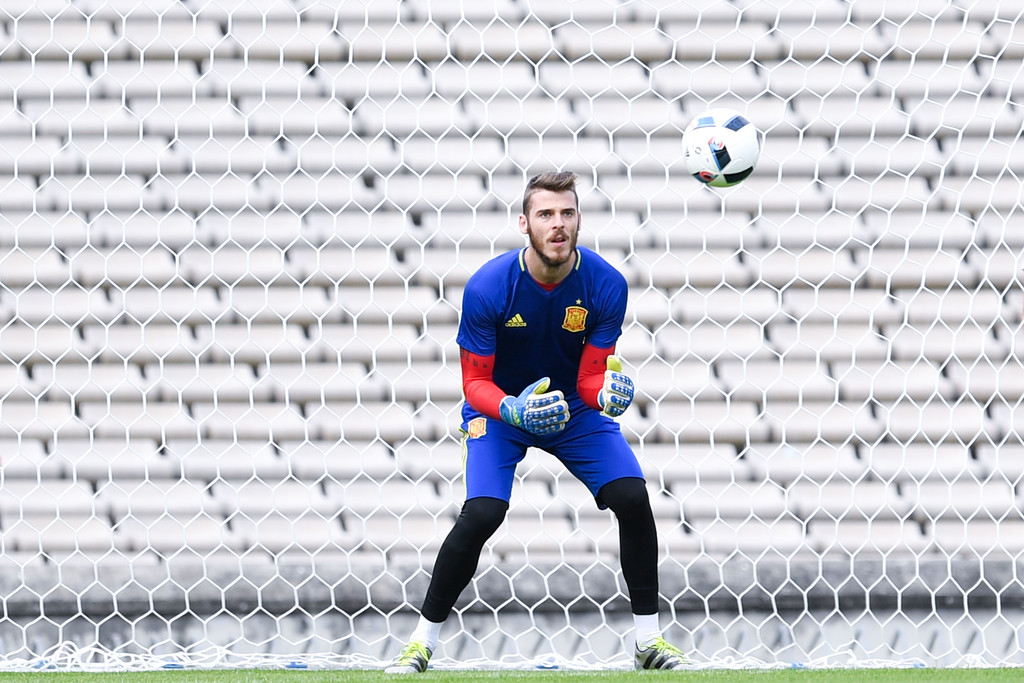 Thủ thành David de Gea rất đáng tin cậy và chắc suất đá chính cho La Roja. Ảnh: Internet.