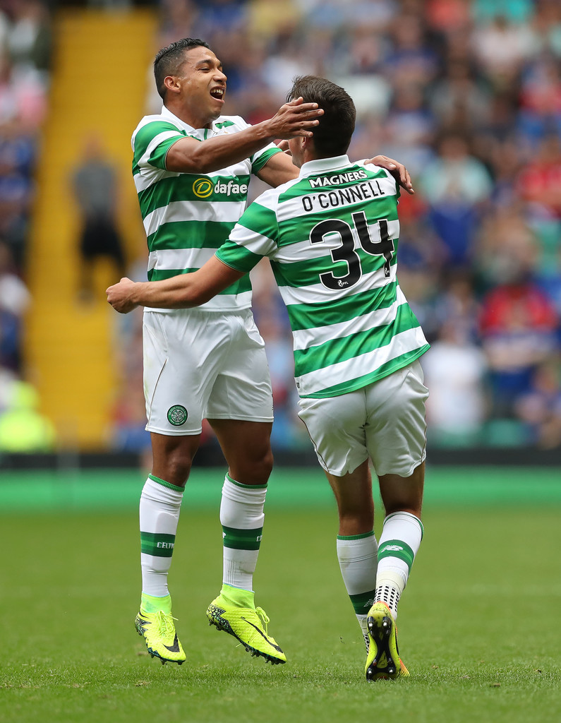 Nhưng Celtic đáp trả bằng cú đặt lòng đẹp mắt của Eoghan O'Connell sau đó không lâu. Ảnh: Internet.