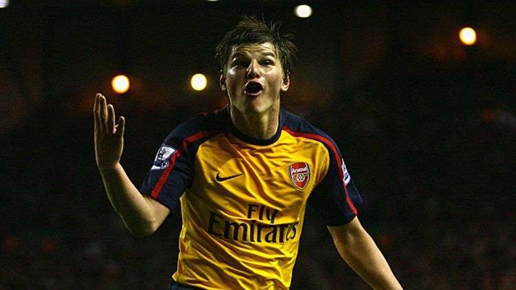 9. Andrey Arshavin (Từ Zenit) - 16,5 triệu euro. Ảnh: Internet.