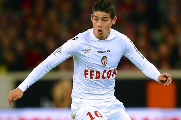 4. James Rodriguez, từ FC Porto sang AS Monaco - 45 triệu euro. Ảnh: Internet.