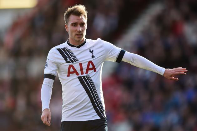 8. Christian Eriksen (Tottenham Hotspur). Ảnh: Internet.