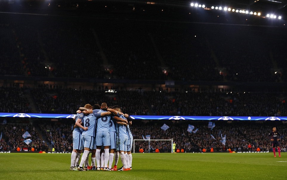 Vượt qua Barca 3-1, Man City coi như đã trả được món nợ ở trận thua trước trên sân Camp Nou. Ảnh: Internet.