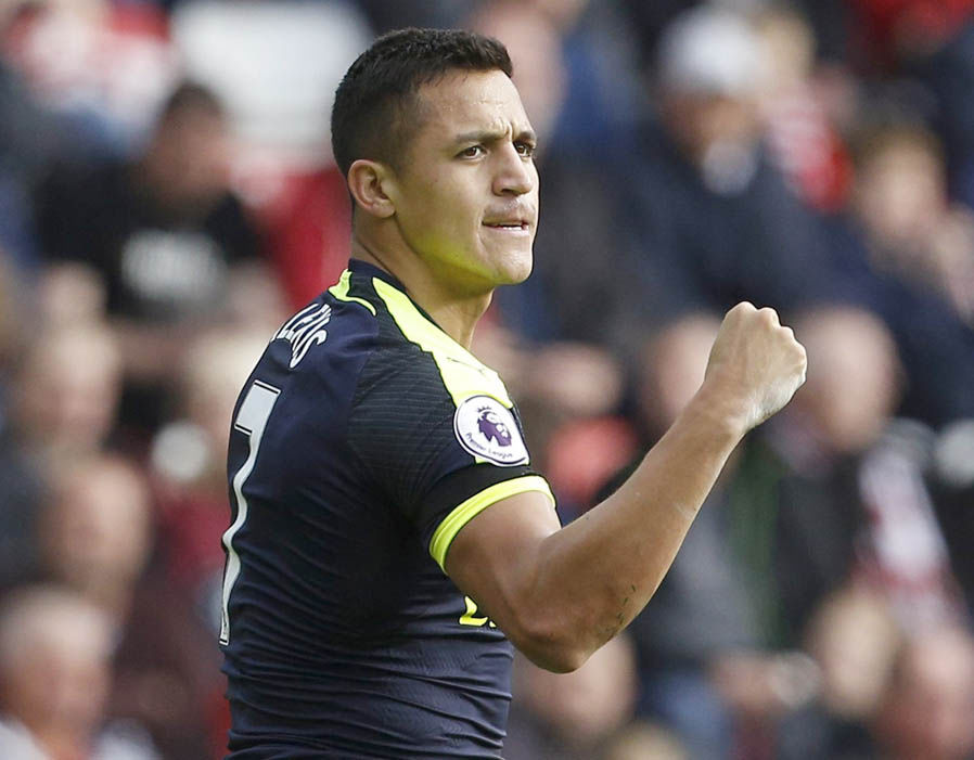Alexis Sanchez - 3 lần. Ảnh: Internet.