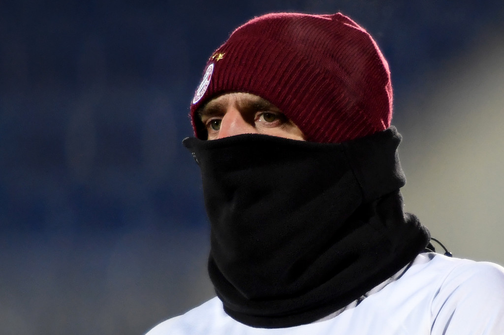 Ribery thậm chí còn ăn vận như ninja. Ảnh: Zimbio.