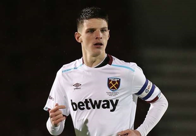 Rice được Arsenal chú ý từ lâu. Ảnh: Goal.