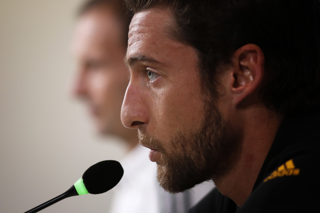 Tiền vệ Claudio Marchisio tỏ ra quyết tâm để hướng đến mục tiêu chiến thắng. Ảnh: Zimbio.