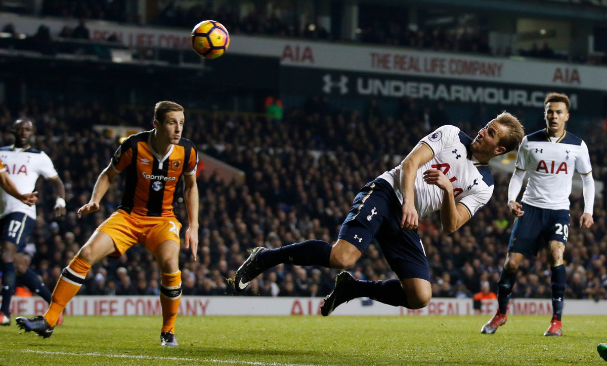 32. Harry Kane (Tottenham Hotspur) - 22 bàn thắng (21 lần ghi bàn, 1 kiến tạo) - Trung bình tạo ra 0,73 bàn mỗi 90 phút. Ảnh: Squawka.