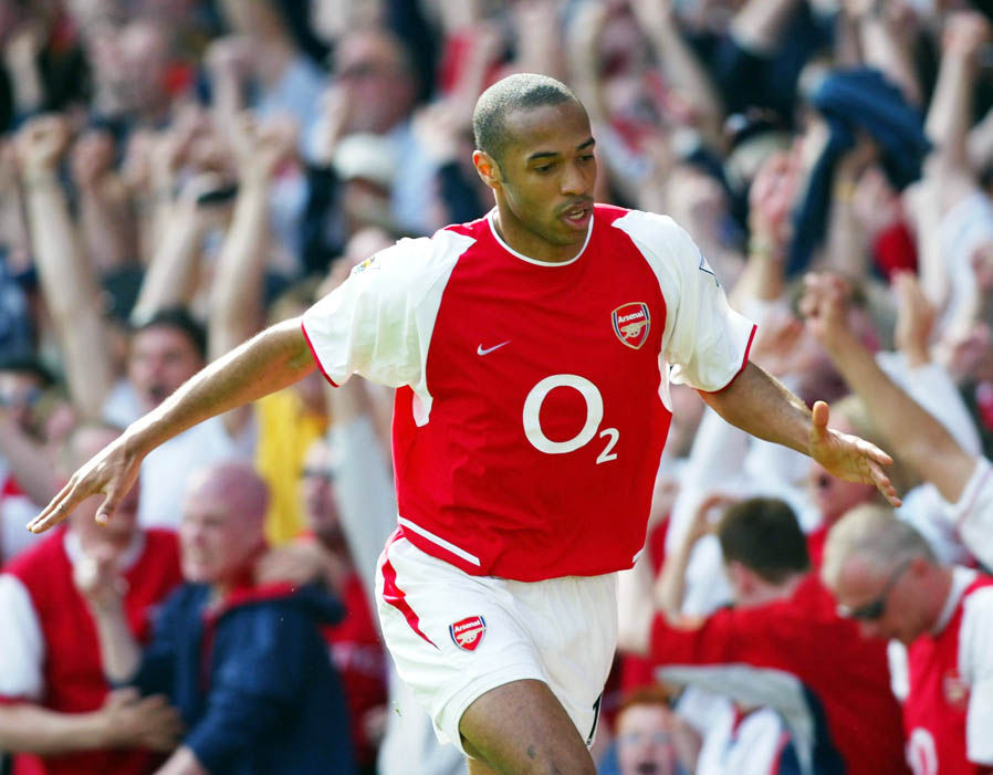Thierry Henry - 175 bàn. Ảnh: Express.
