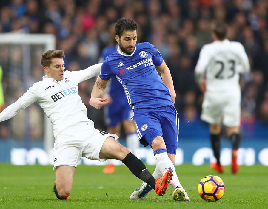 Cesc Fabregas - Chelsea - 104 phút để có 1 lần kiến tạo. Ảnh: Express.