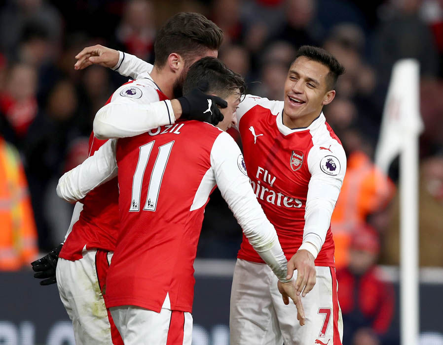 3. Arsenal - Thời lượng kiểm soát bóng trung bình 58,2%. Ảnh: Express.