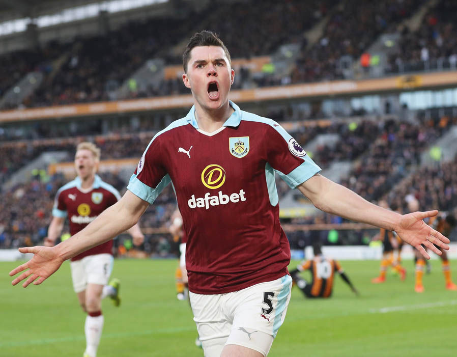 Michael Kean (Burnley) - Một cầu thủ gây tiếc nuối cho Manchester United khi đã bán đi vội vàng, anh đang là hiện tượng của Burnley mùa này và được gọi vào tuyển Anh. Ảnh: Express.