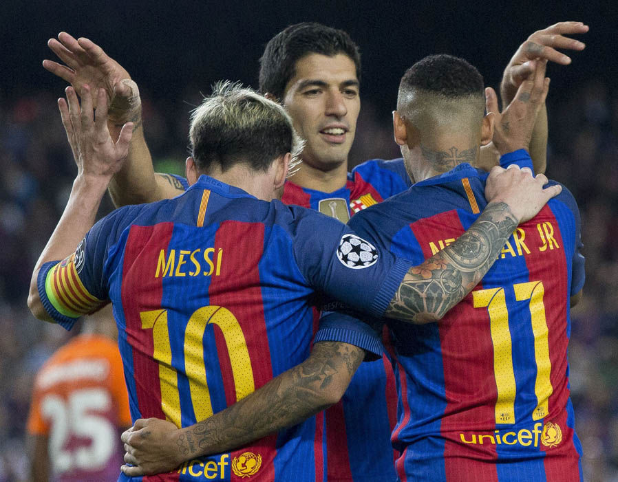 Barcelona - Tỷ lệ cược 40/1. Ảnh: Express.