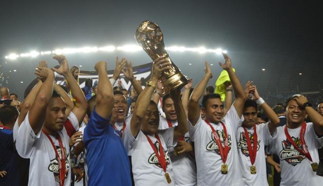 Persib đăng quang ngôi vô địch năm 2014.