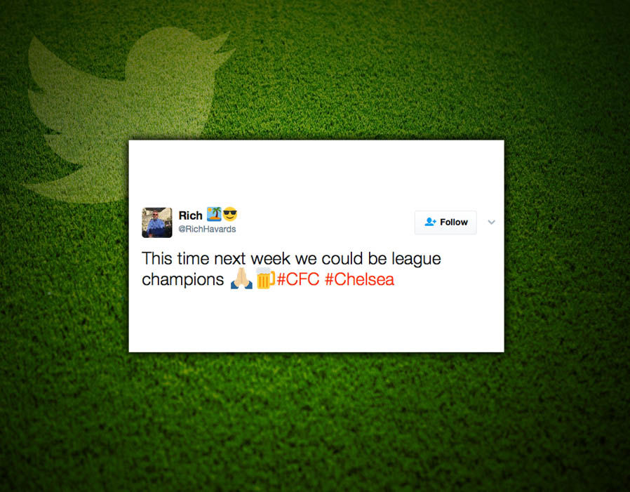 Chỉ còn một tuần nữa là Chelsea lên ngôi vô địch? Ảnh: Express.