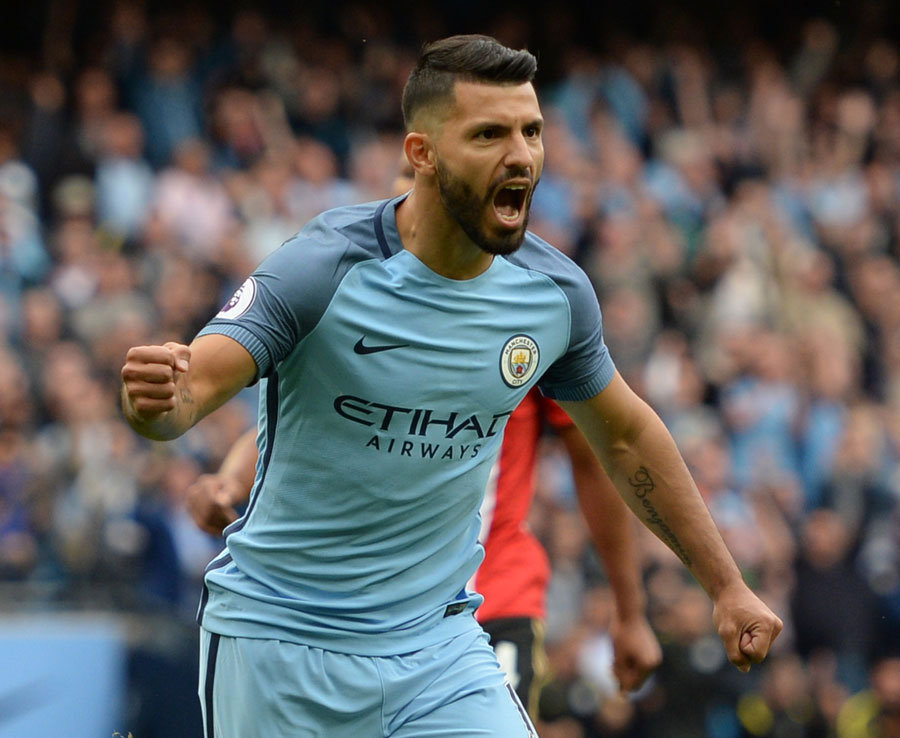 Sergio Aguero - Tỷ lệ 14/1. Ảnh: Daily Star.