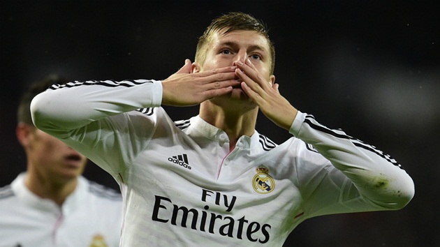 8. Toni Kroos (Real Madrid) - 1.997 đường chuyền.