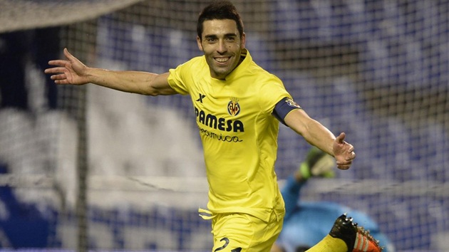 10. Bruno Soriano (Villarreal) - Chuyền chính xác 90%.