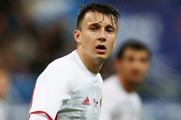 Golovin là ngôi sao rất triển vọng của tuyển Nga.