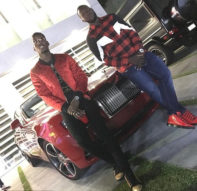 Hình ảnh Lukaku và Pogba tại Mỹ trong hè này. Ảnh: Daily Mail.