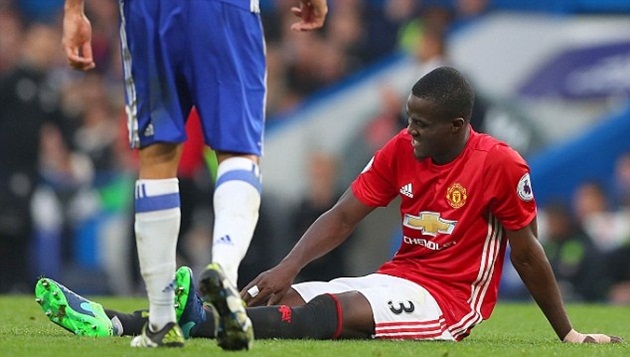 Trung vệ: Eric Bailly.