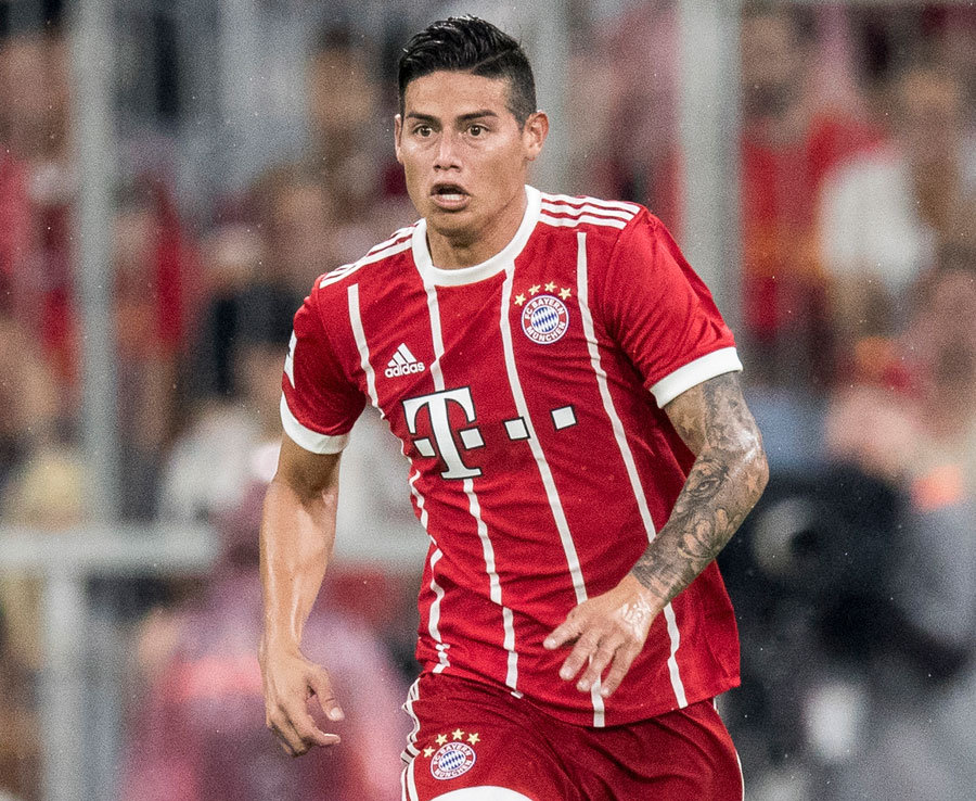 James Rodriguez (tại Real Madrid) - 447 triệu bảng. Ảnh: Daily Star.