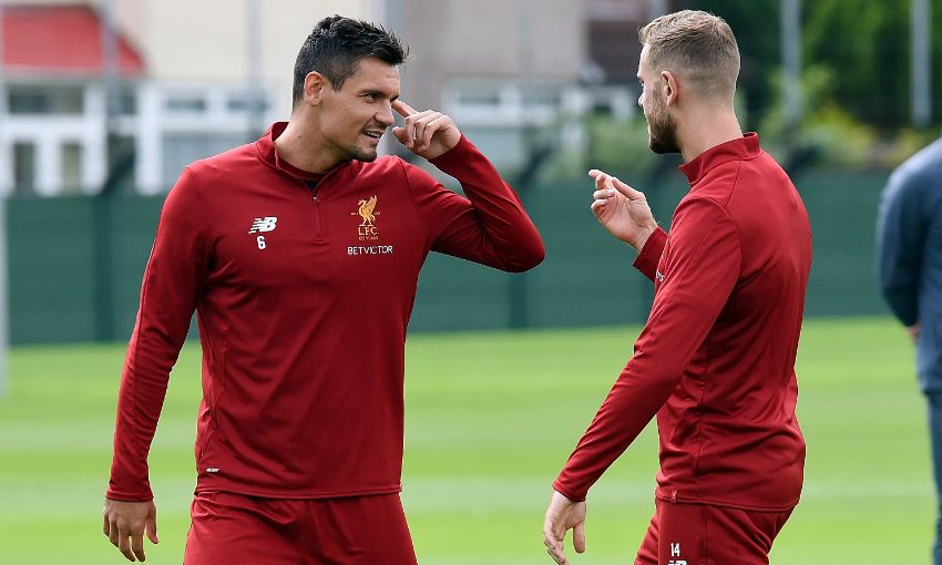 Trung vệ Dejan Lovren vẫn được tin tưởng ở trung tâm hàng tứ vệ. Ảnh: Liverpool.