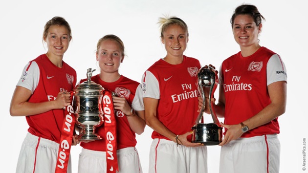 Những sao nữ của Arsenal Ladies.